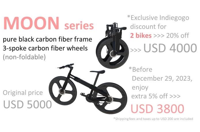 SD1 foldable bike with foldable wheels Indiegogo