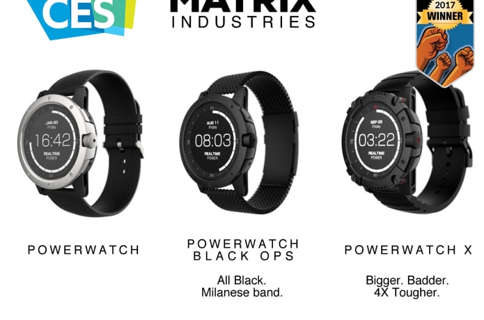 Smartwatch Powered by You MATRIX PowerWatch Indiegogo