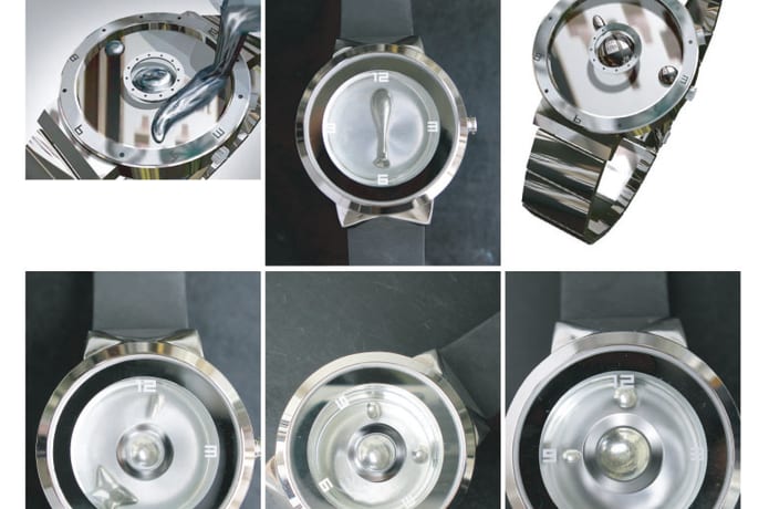The World s 1st LIQUID METAL DISPLAY Watch Indiegogo