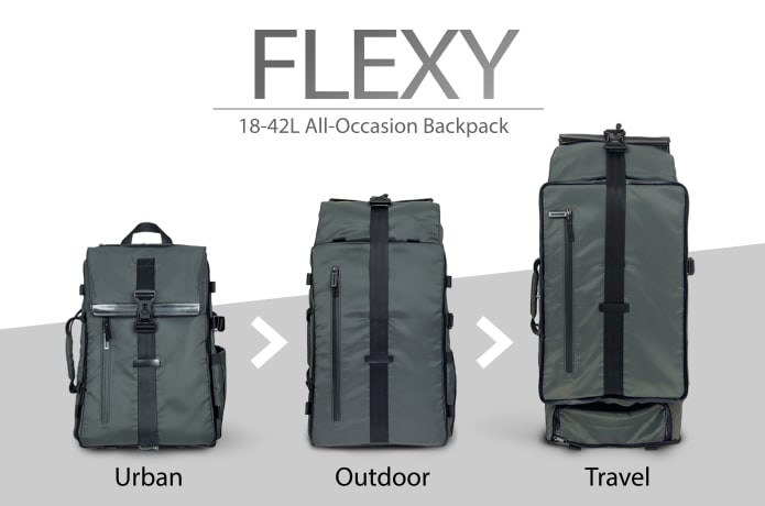FLEXY The New All in One Backpack for Everything Indiegogo