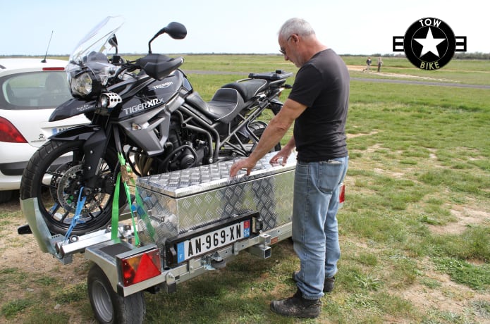 Triumph bike trailer sale