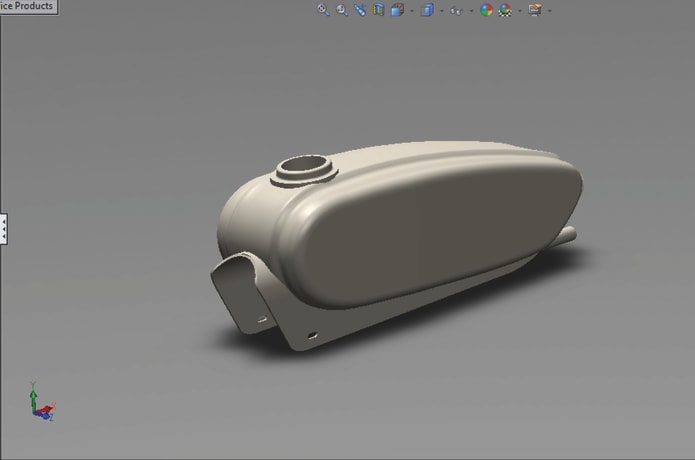 Custom gas tank for motorized bike best sale