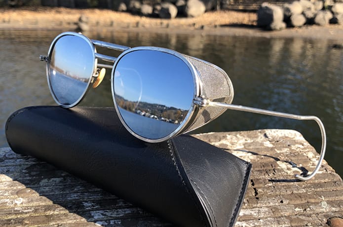 Sunglasses closed sides discount