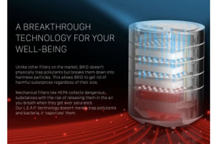 BRID the Forever NanoTechnology Air Purifier Indiegogo