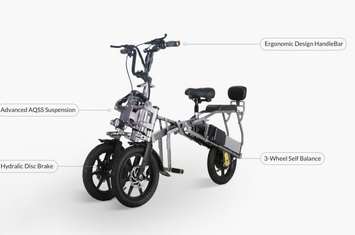 3 wheel folding bike 2025