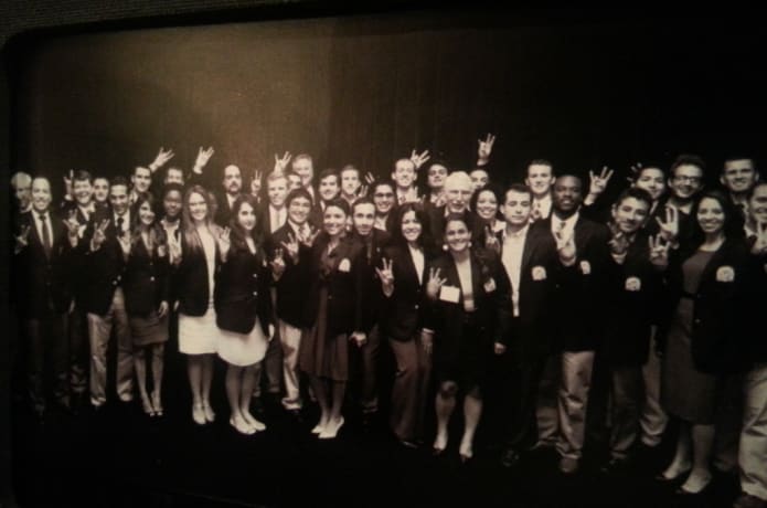 This is a photo of just a few of our WCE family at the University of Houston's Bauer School of Business. The Wolff Center for Entrepreneurship at UH is where Goodspero was born. We're eternally grateful and bound to this awesome support network of friends and mentors!
