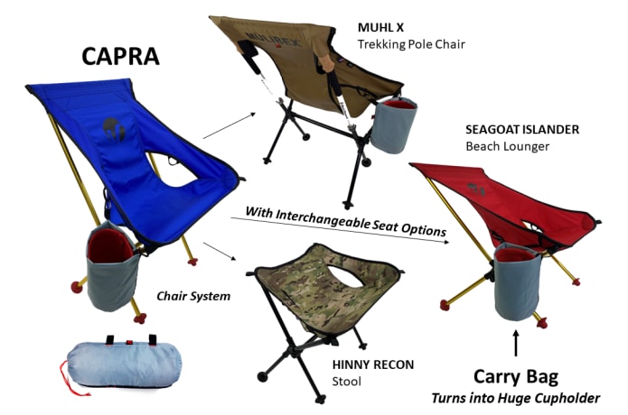 Trekking pole chair on sale