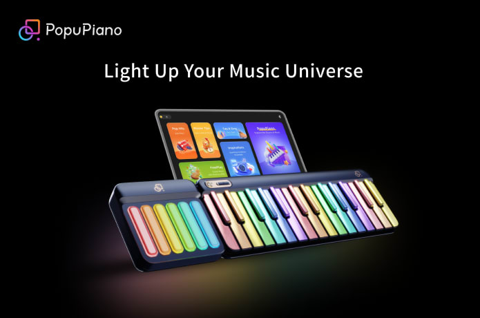 PopuPiano Smart Portable Piano Indiegogo