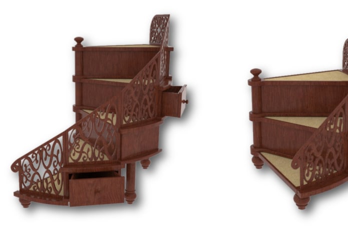 Spiral pet stairs cheap
