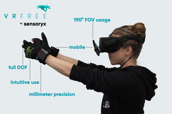  Go + VRfree Glove（おまけ） VRfree glove system（VRフリー） sensoryx ジャンク