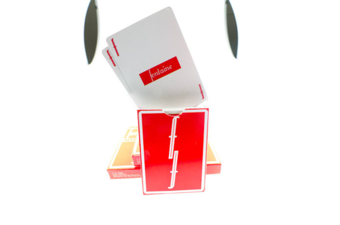 FTP Fontaine Red Playing Cards by Fontaine – GamelandSKN