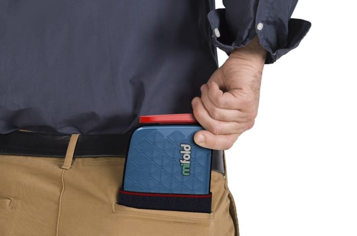 mifold the Grab and Go Booster seat Indiegogo