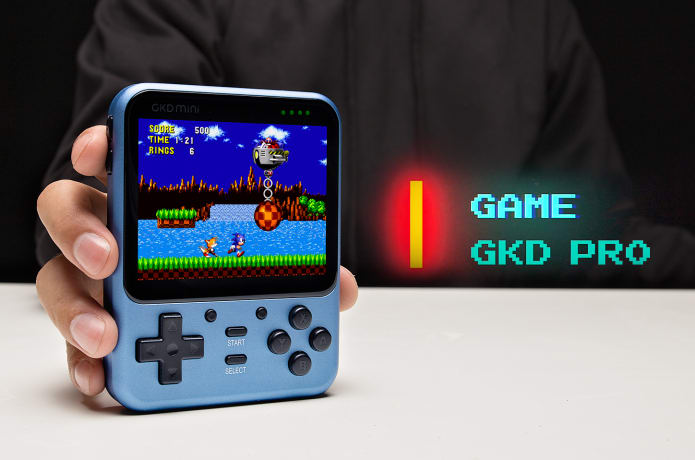GKD Pro, Redesign Handheld Retro Game Console | Indiegogo