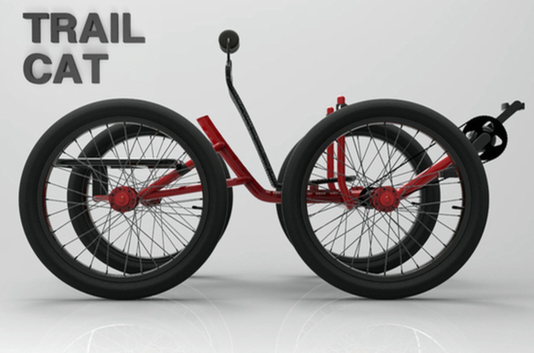 Trail Cat four wheel fat tire quad bicycle. Indiegogo