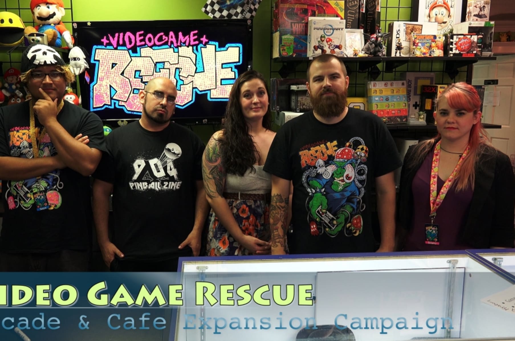 Video Game Rescue Arcade Cafe Expansion Indiegogo