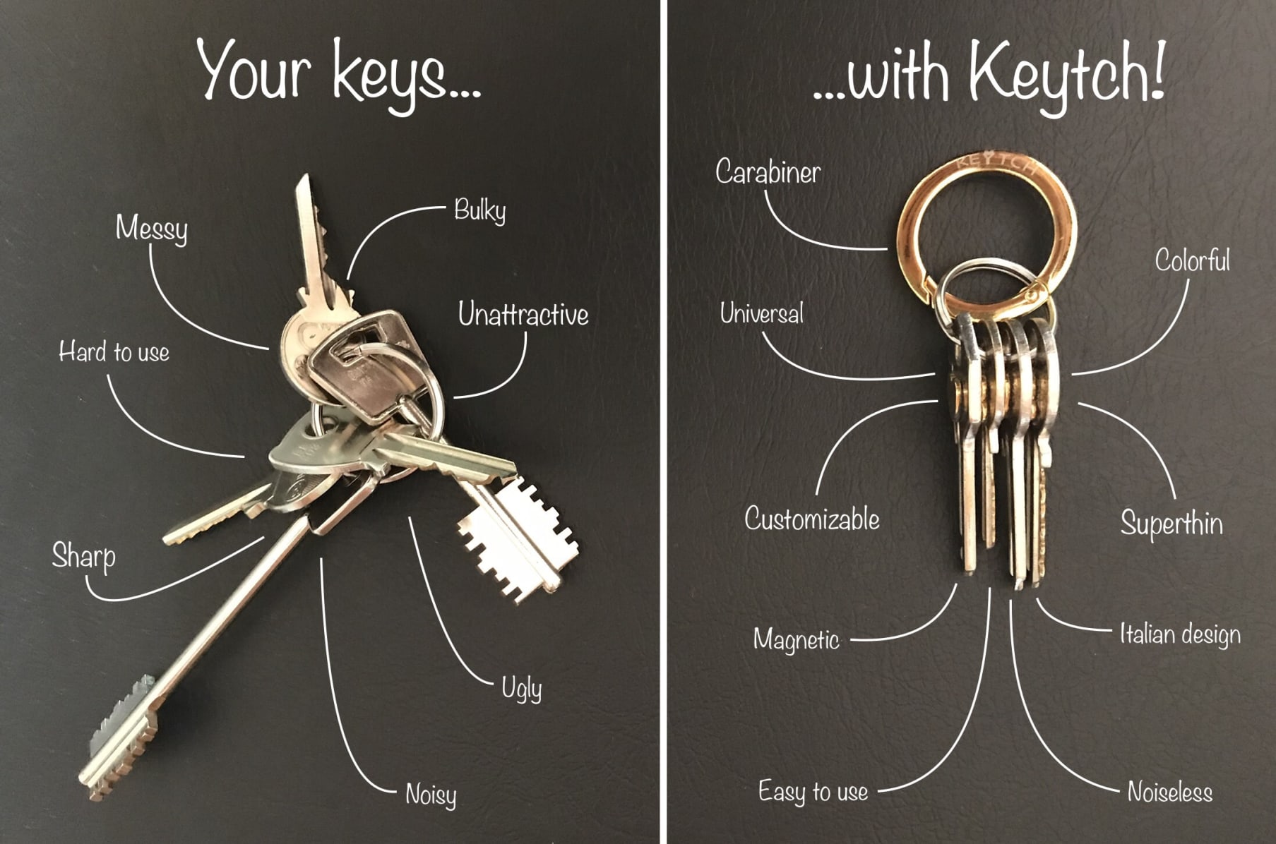 Creative ways to organise your keys