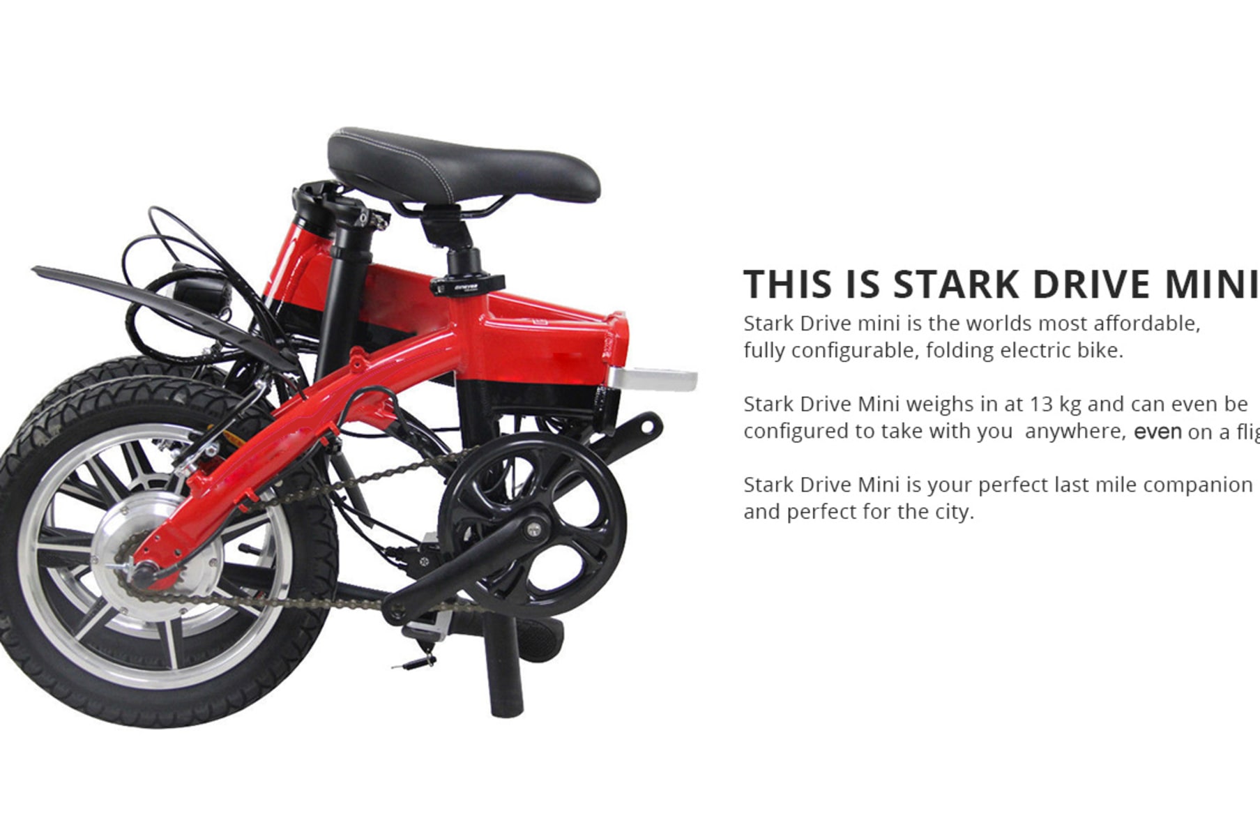 stark folding electric bike