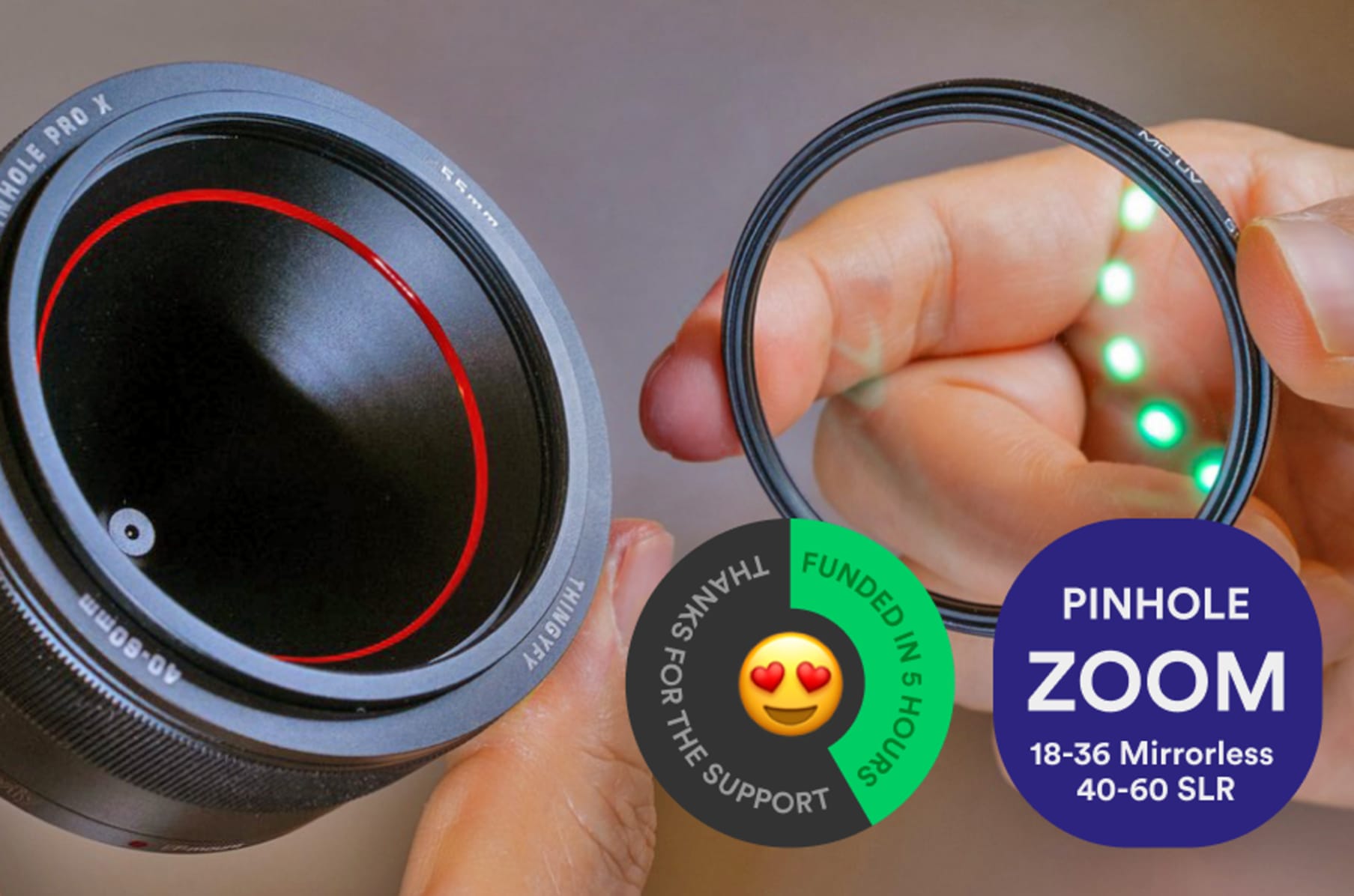 Pinhole Pro X World s First Pinhole Zoom Lens Indiegogo