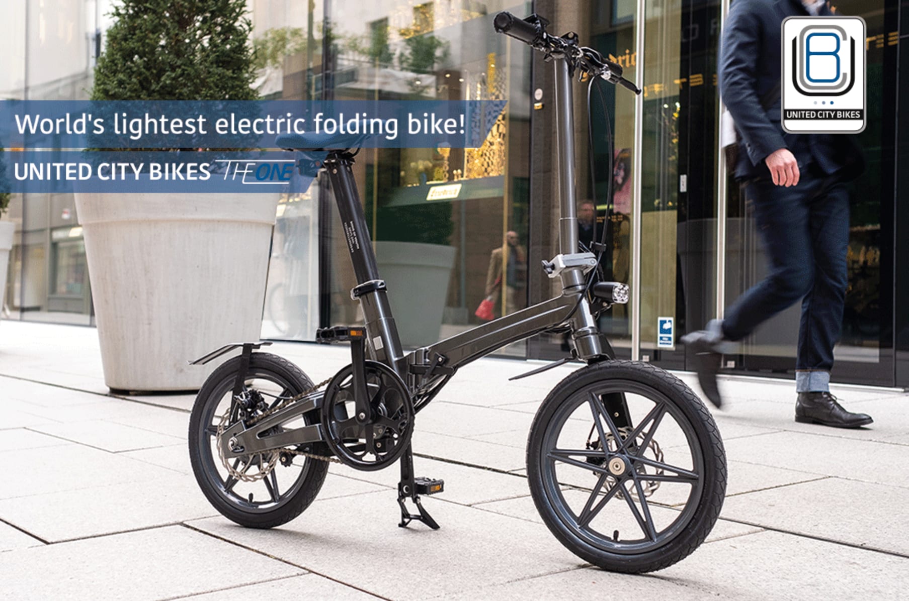 the one electric folding bike