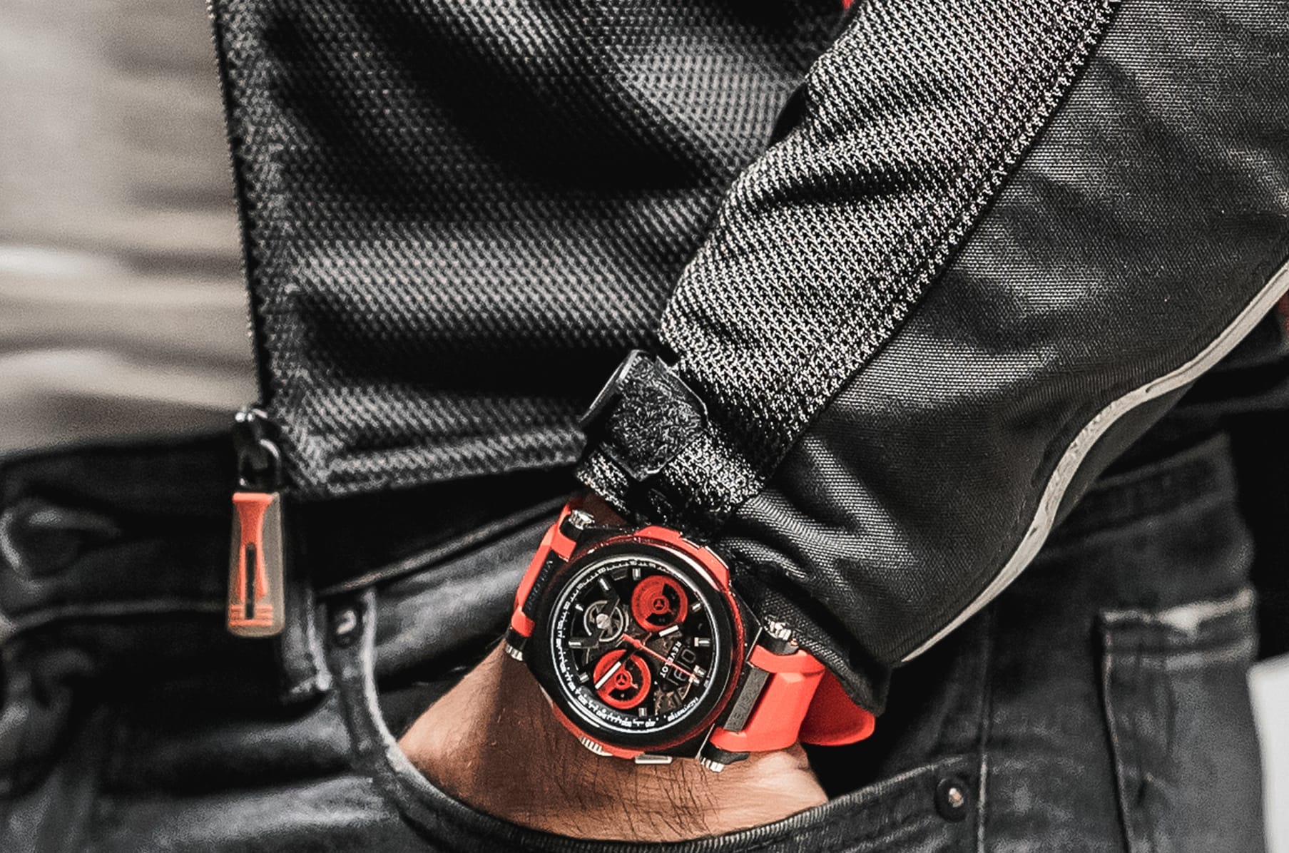 Smartwatch r9 black metal leather bracelet sales