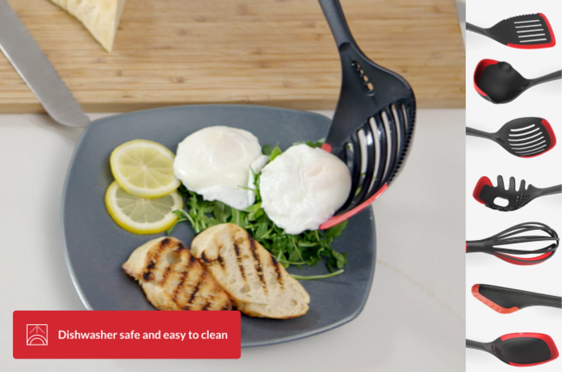7pcs/set Heat-resistant Silicone Kitchen Cooking Utensils, Including  Spatula, Spoon, Skimmer, Suitable For Non-stick Cookware, Dishwasher Safe