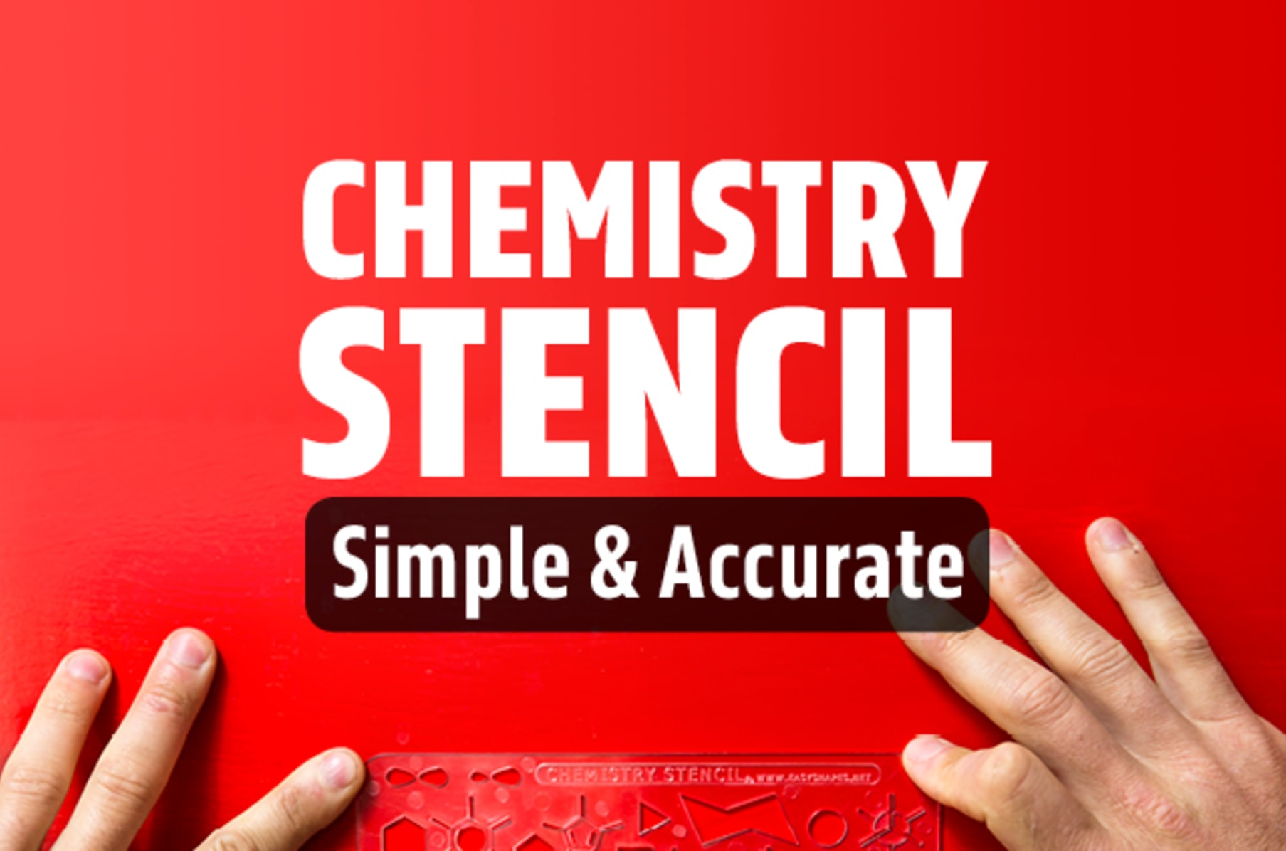 Organic Chemistry Stencil  Molecular Drawing Template