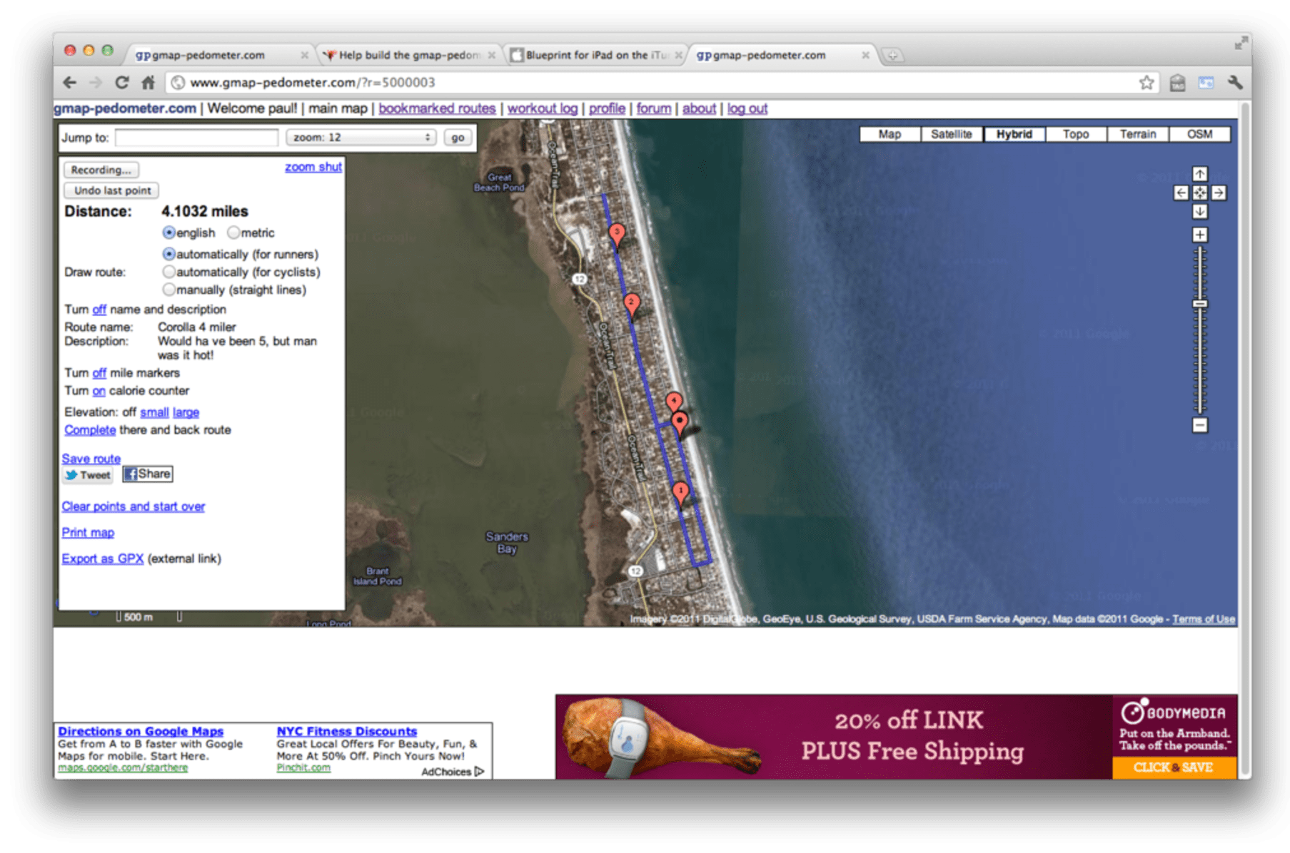 Help Build The Gmap Pedometer Com App Indiegogo