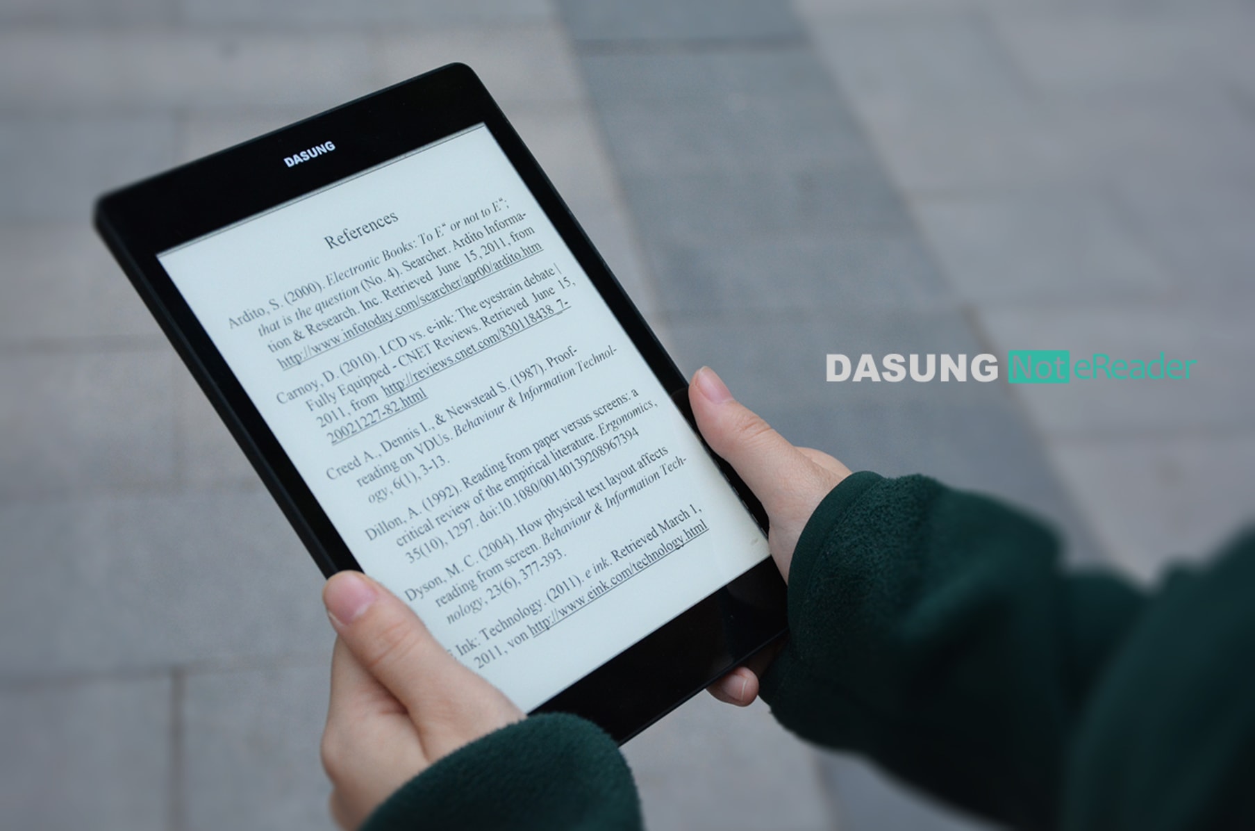 not ereader first e ink mobile phone