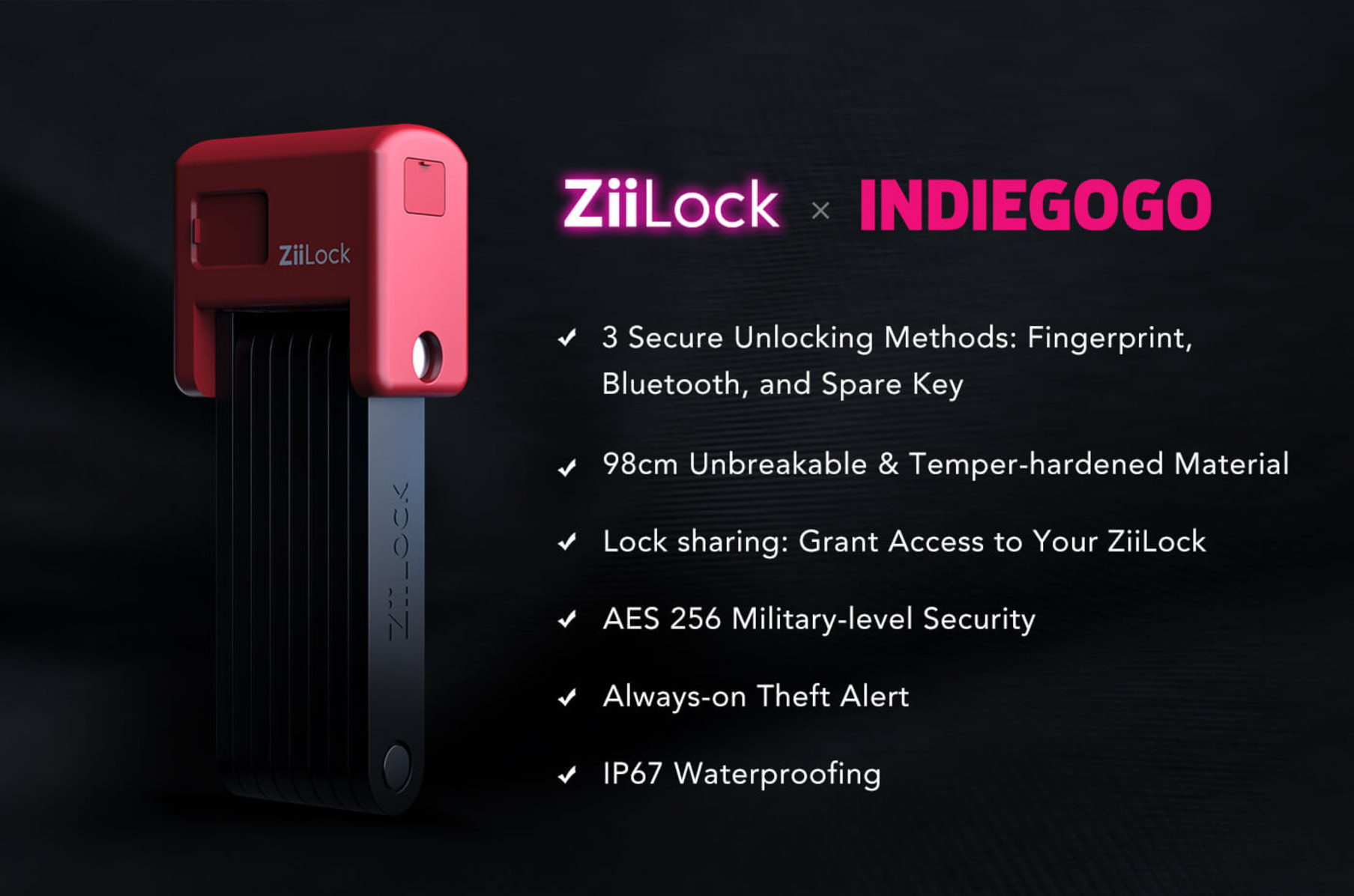 Ziilock bike lock clearance