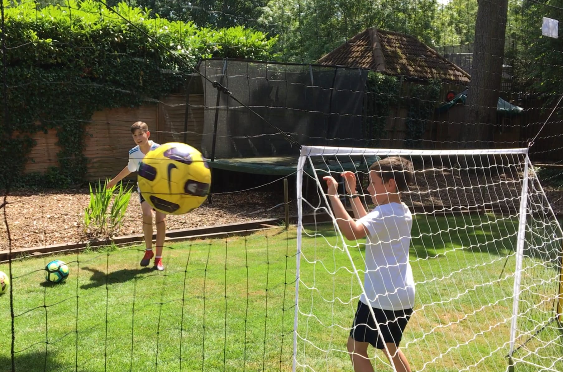The World S Best Soccer Goal Rebounder Backstop Indiegogo