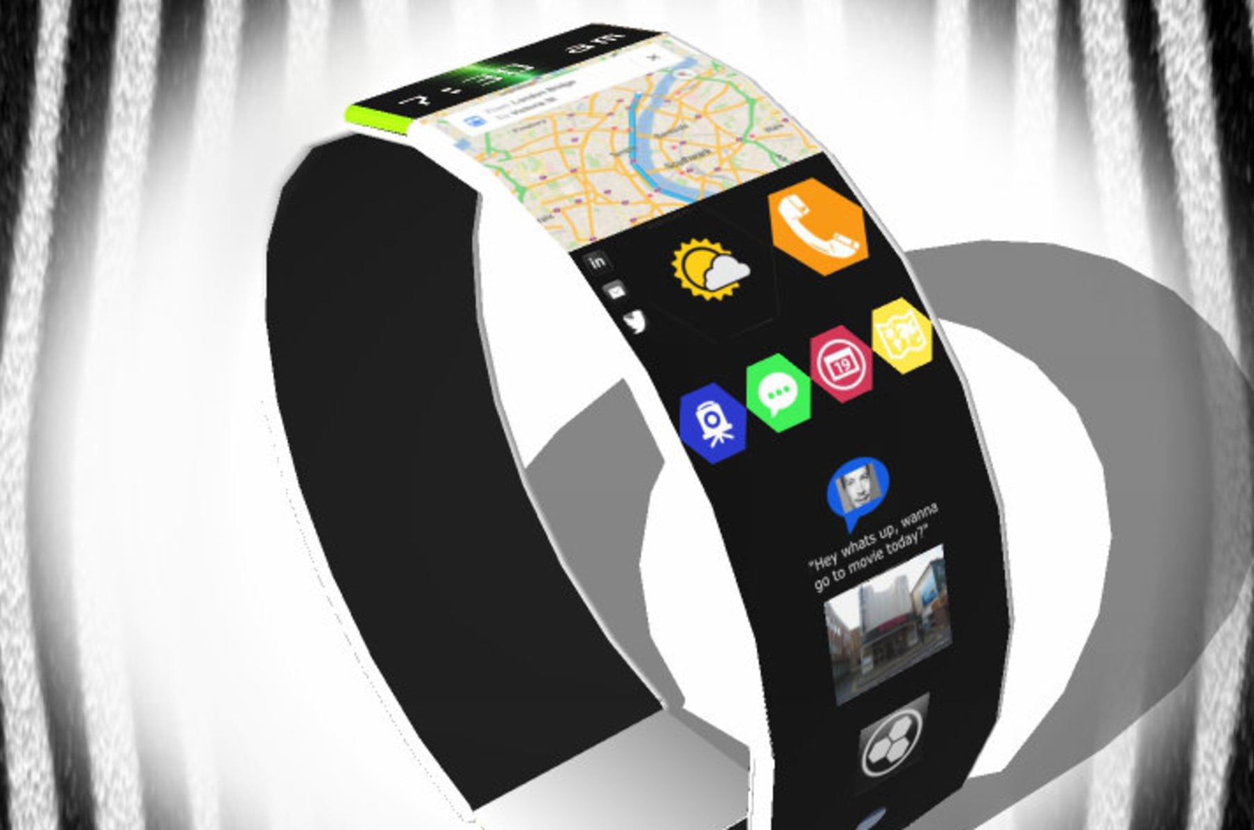 Buy hologram smartwatch cheap