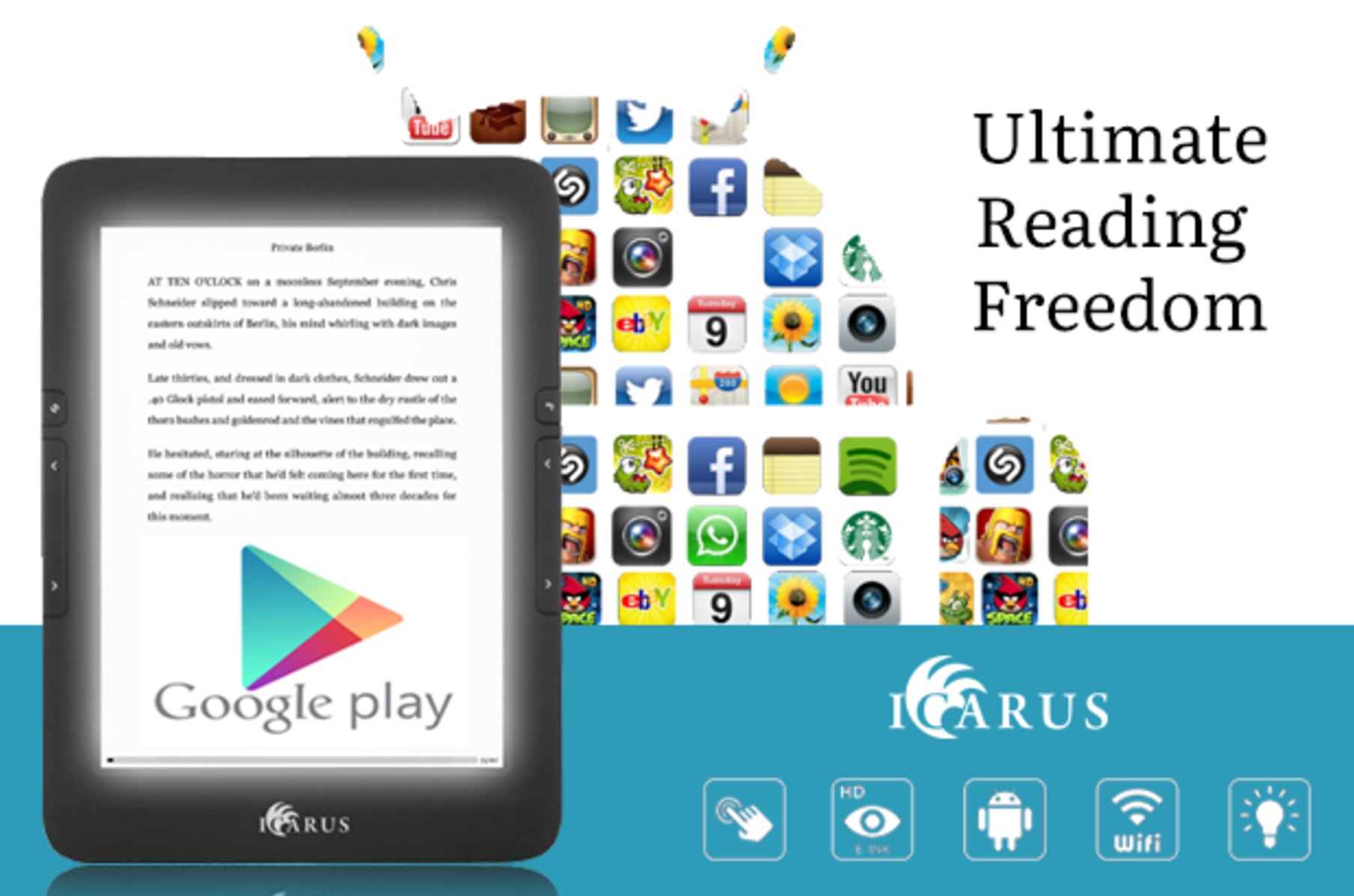Illumina 6 Inch Android E Reader With Google Play Indiegogo