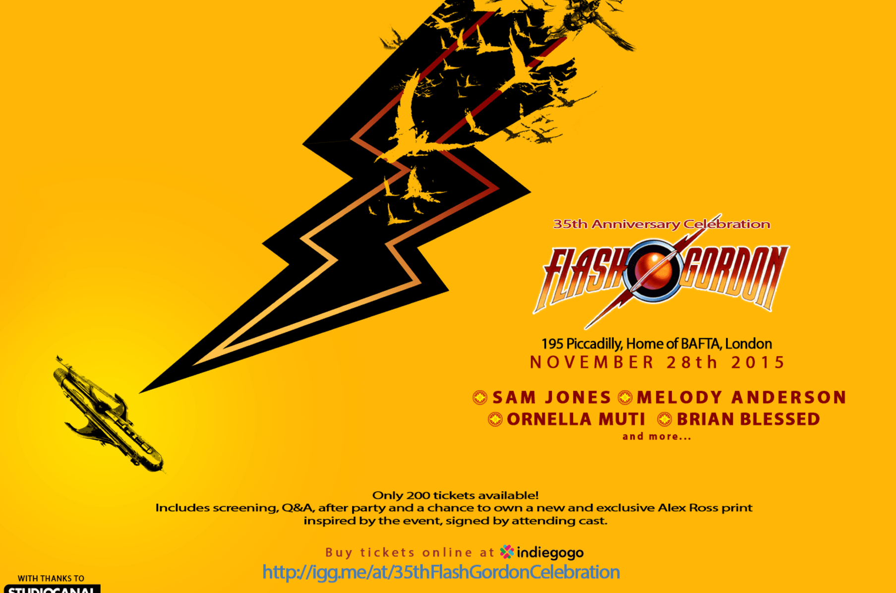Flash Gordon 35th Anniversary Celebration Indiegogo