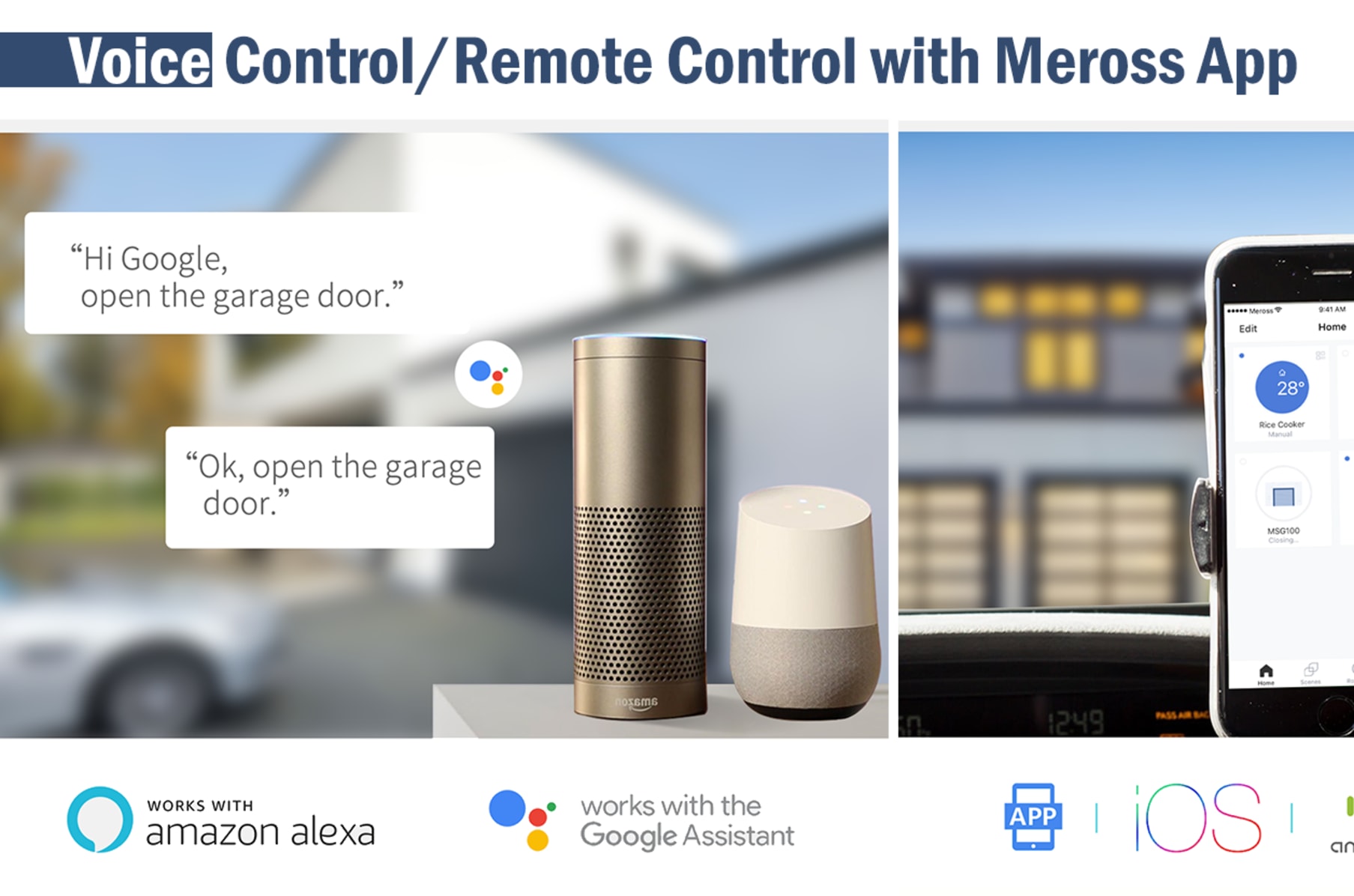 Meross Wi Fi Smart Garage Door Opener Indiegogo