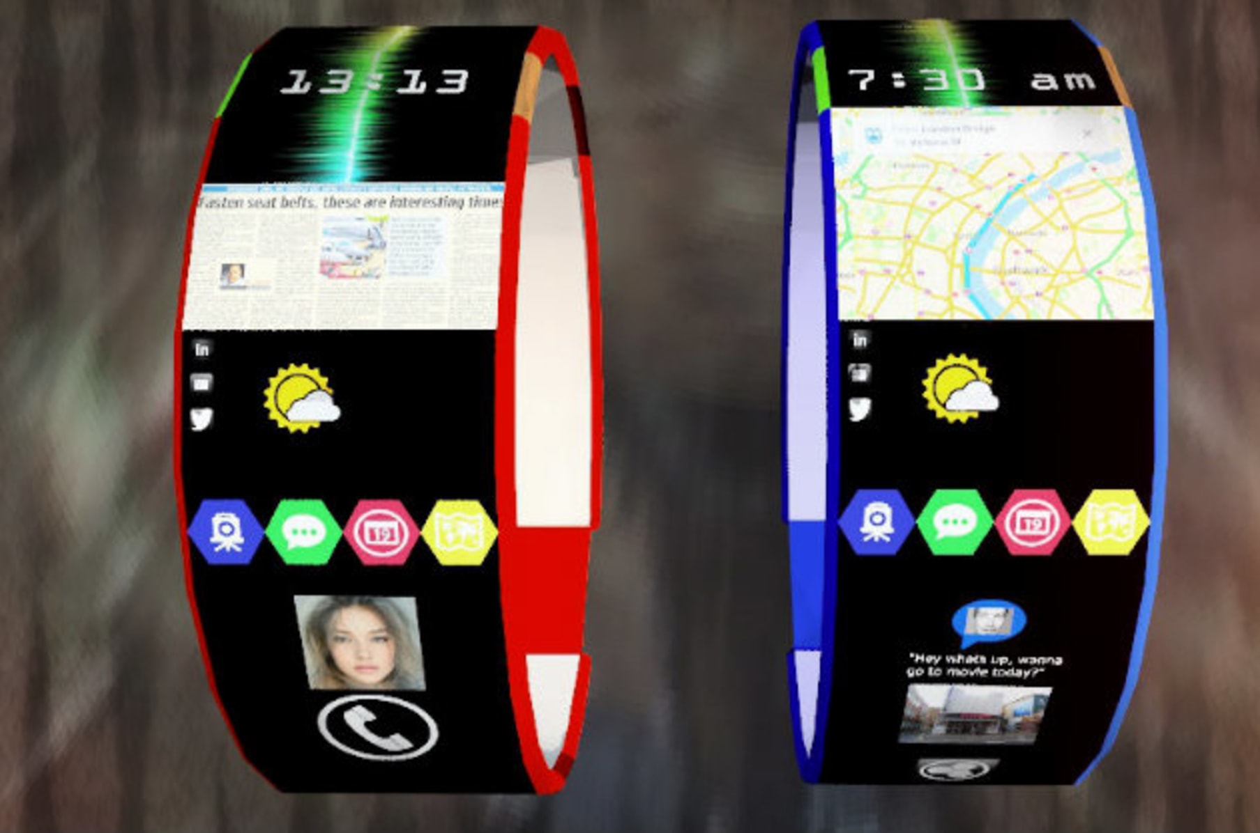 hologram smartwatch