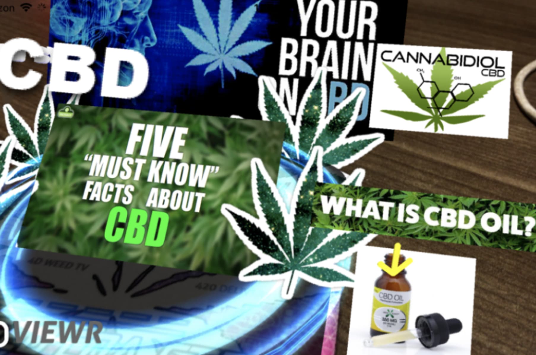 Holographic Weed Coasters Indiegogo