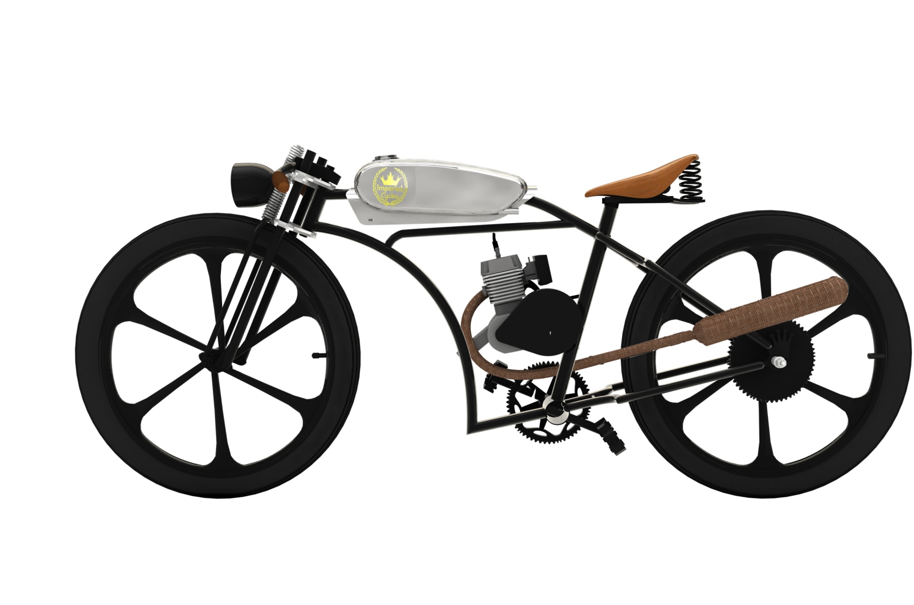 custom motorized bike