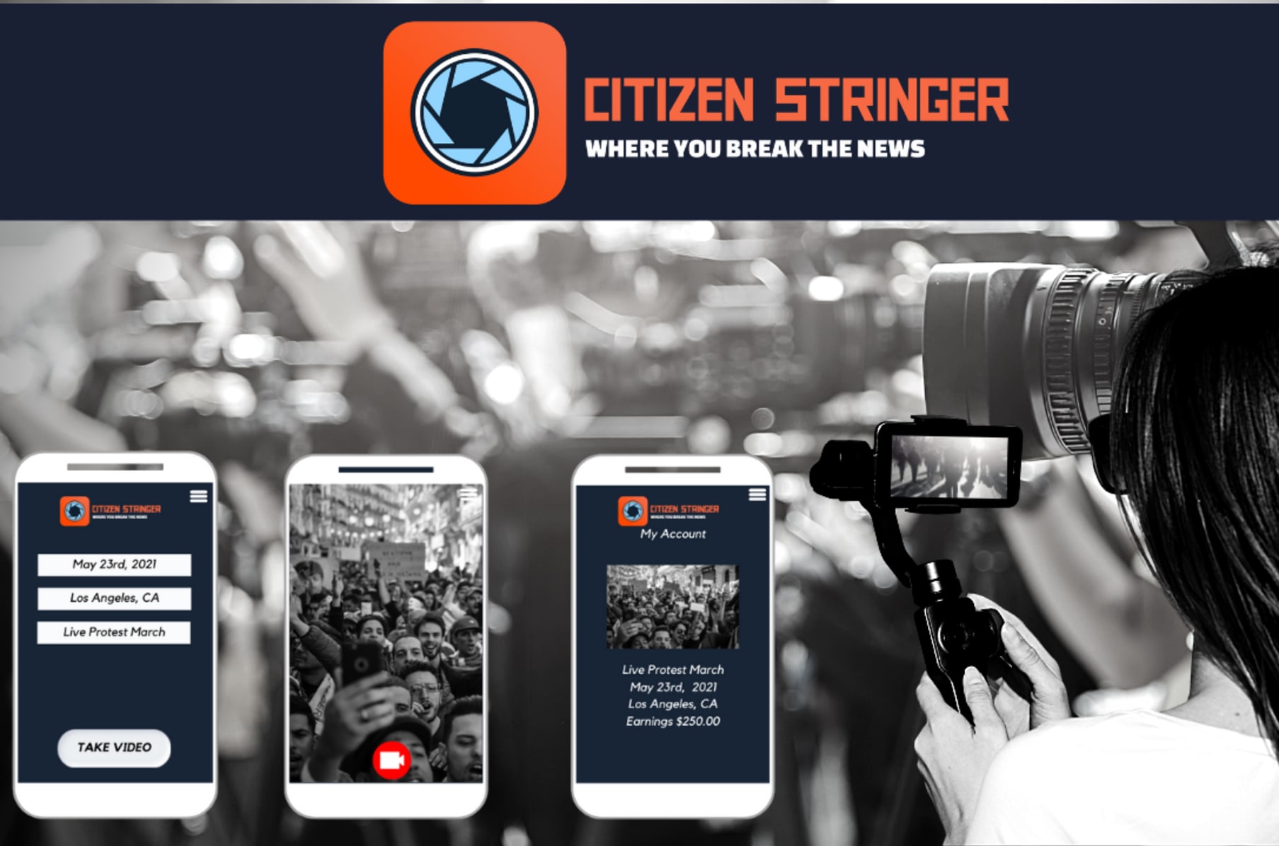 Citizen Stringer Where You Break The News Indiegogo