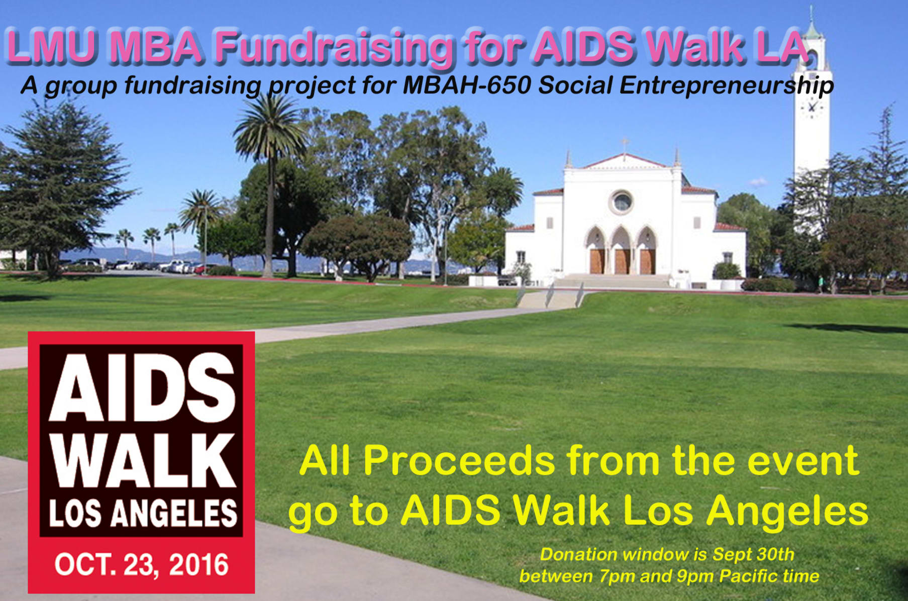 Lmu Mba Fundraising For Aids Walk La Indiegogo