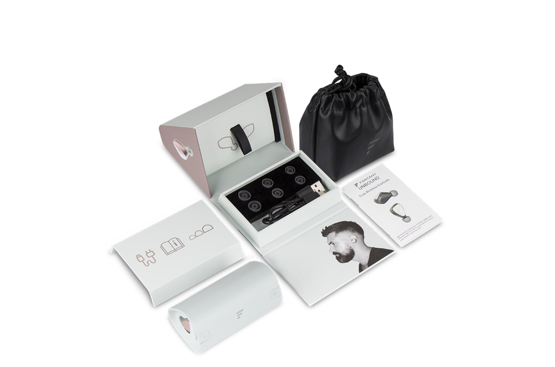 Unbound wireless earbuds top