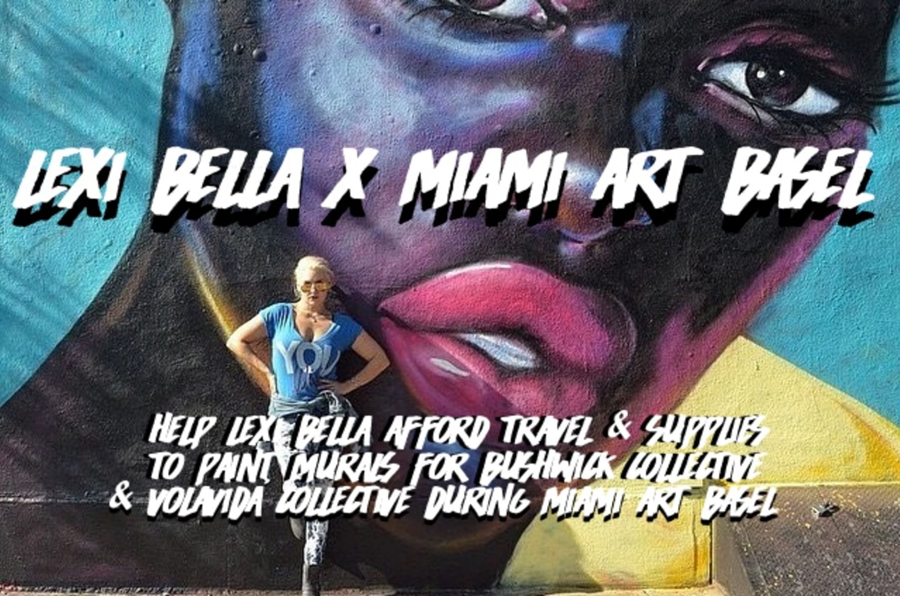 Street Artist Lexi Bella X Miami Art Basel Indiegogo Live graffiti artists will give your event a unique and stylish edge. indiegogo