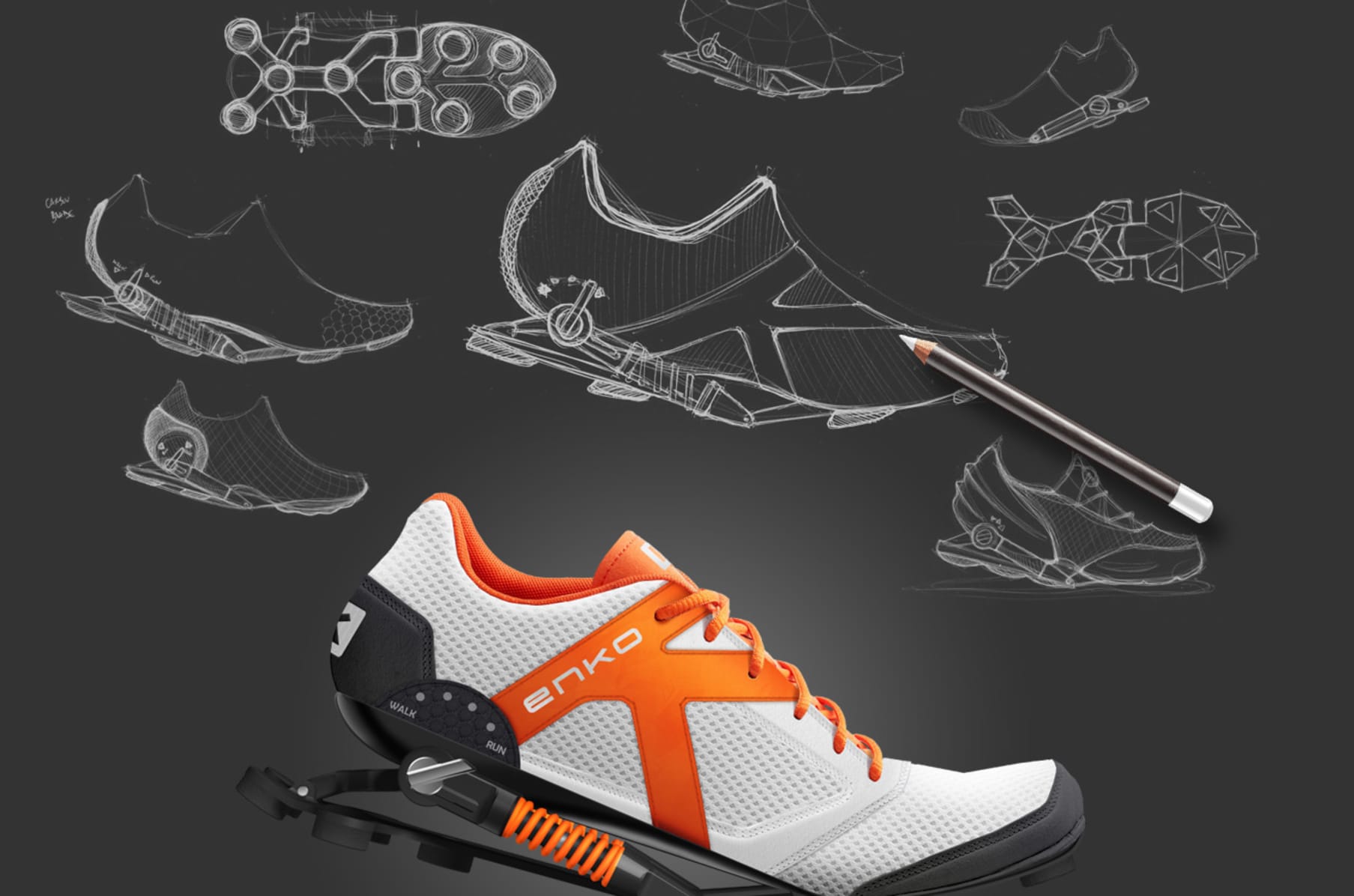 ENKO Running Shoe - Comfort and Power | Indiegogo