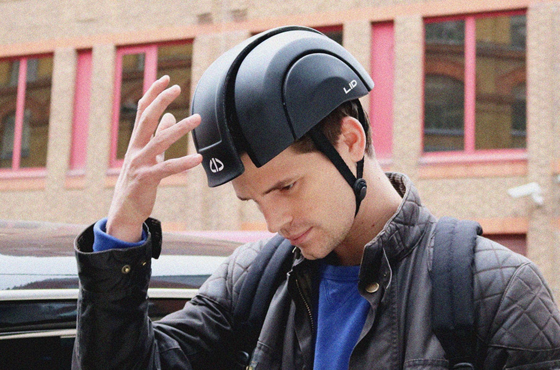 indiegogo foldable bike helmet