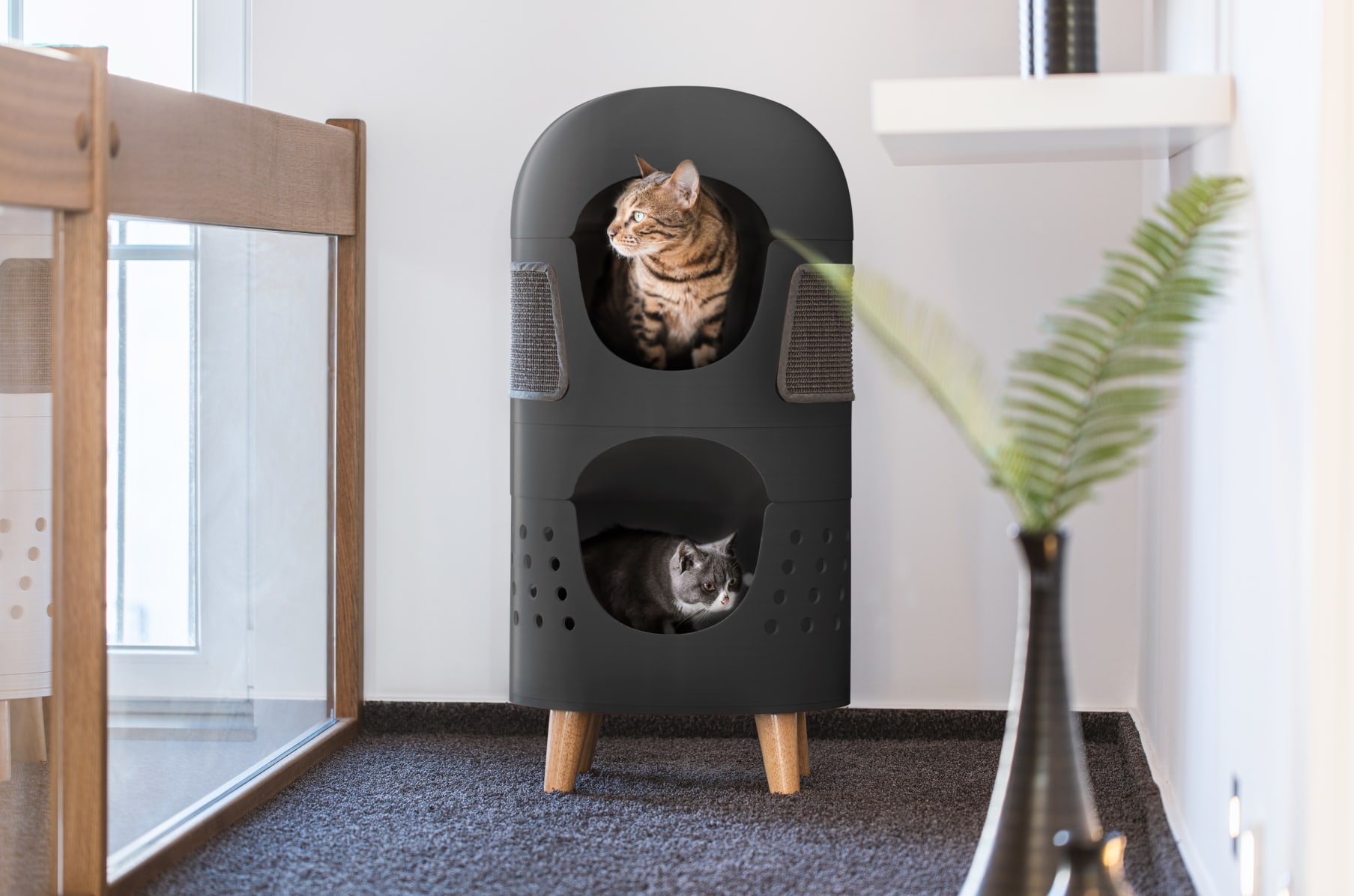 catrub one the best multifunctional cat furniture indiegogo