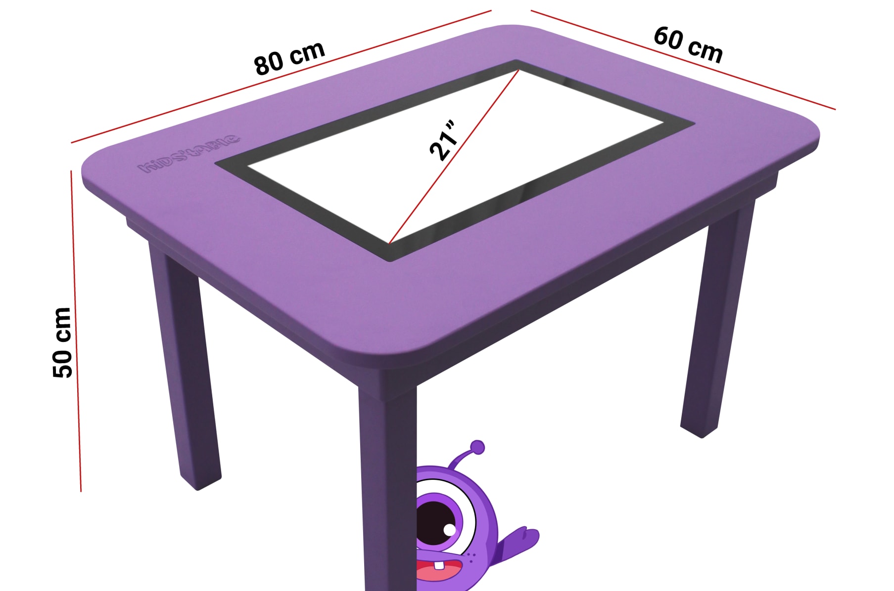 Purple kids table store