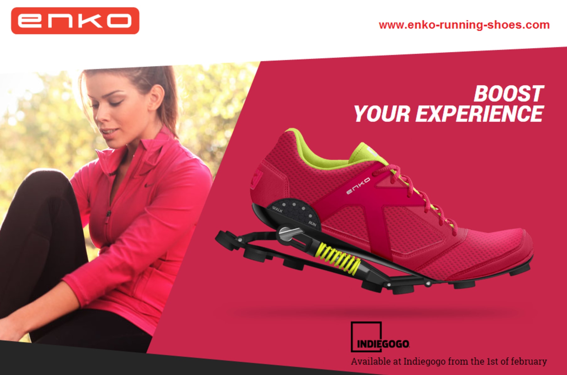 Chaussure new arrivals running enko