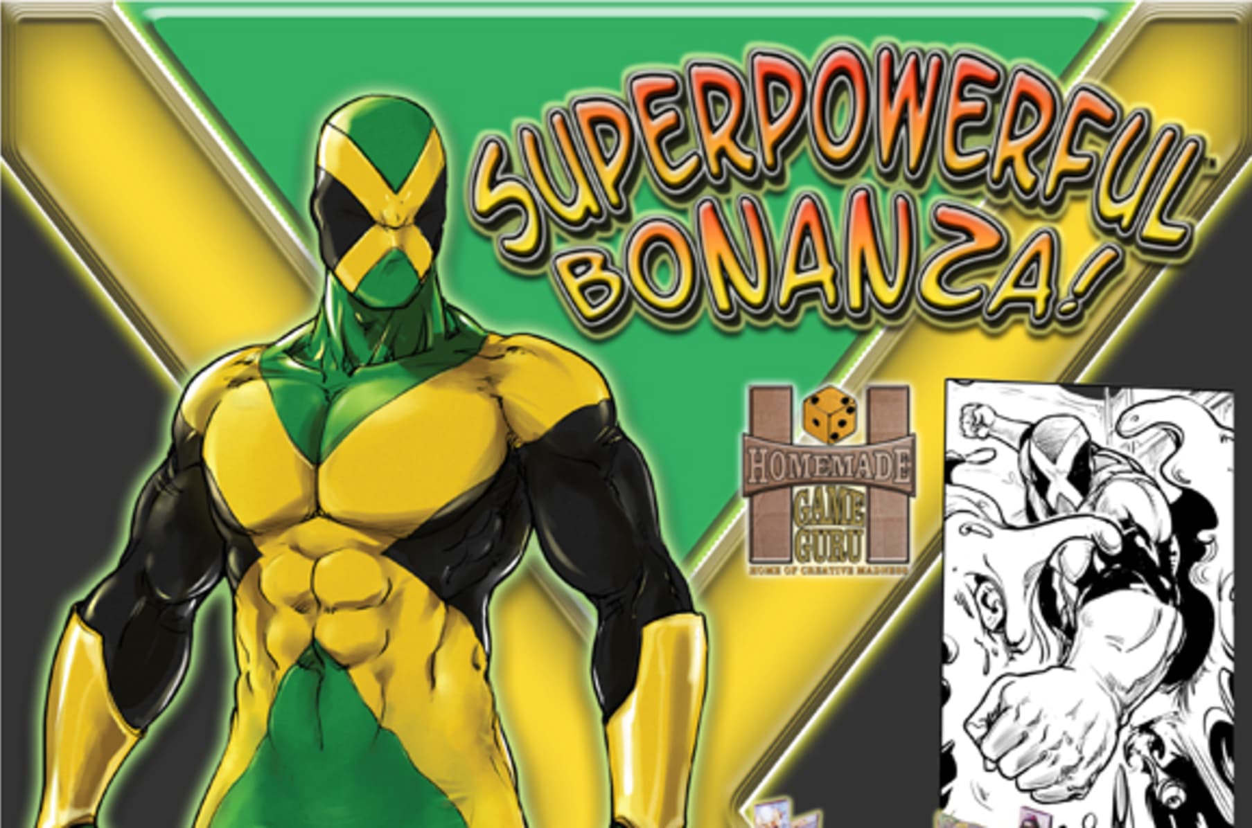 Superpowerful Bonanza 3d Superhero Board Game Indiegogo