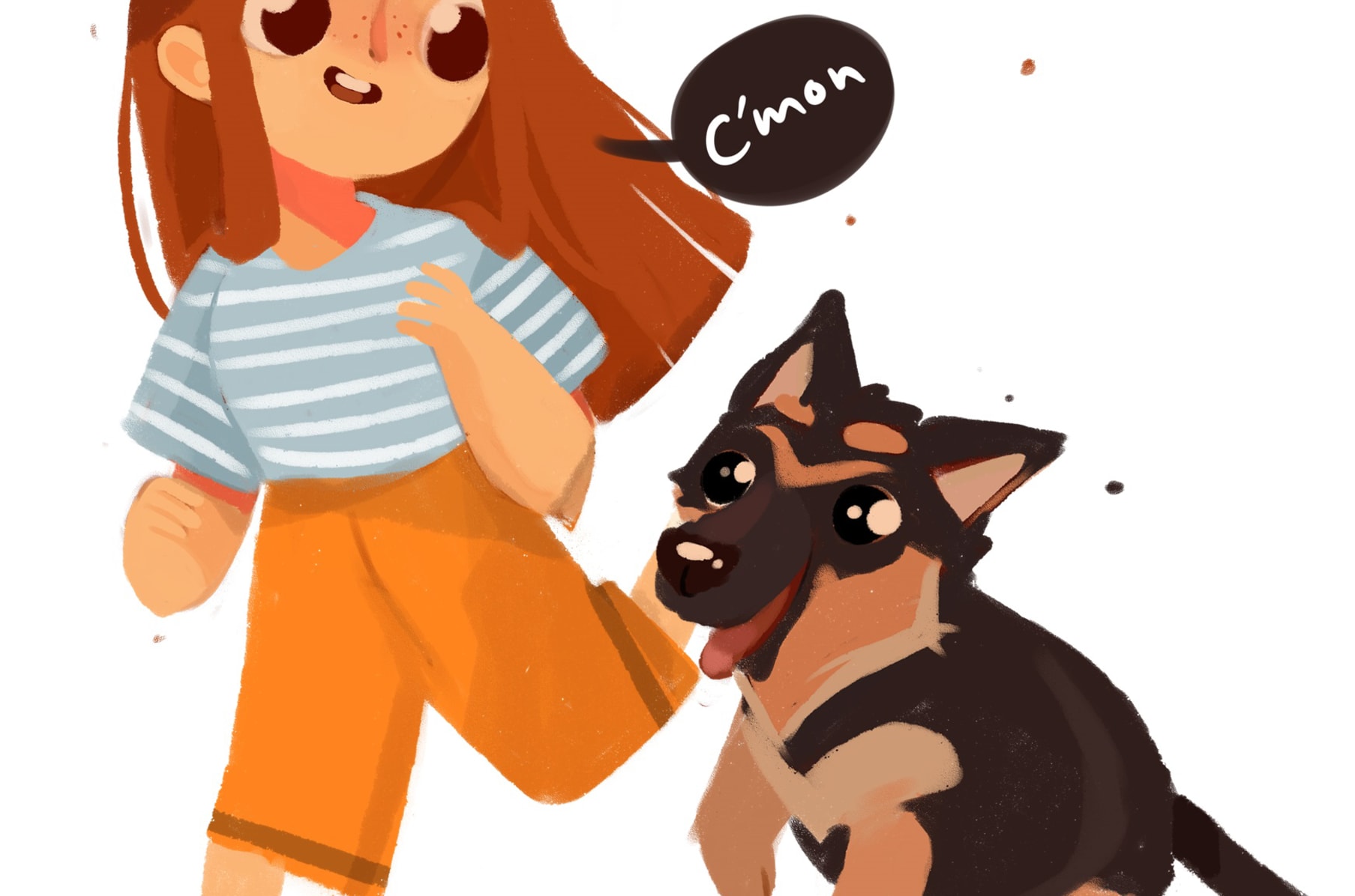 Exercices matinaux Père fage Dictation why does my dog keep running