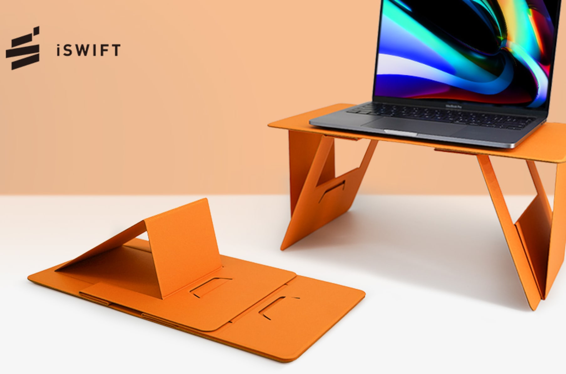 Thin sales laptop desk
