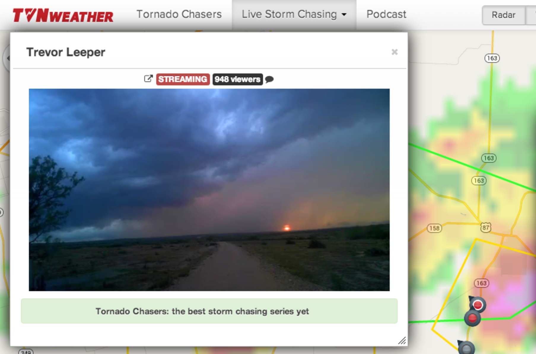 TVNweather Live Storm Chasing 2015 | Indiegogo